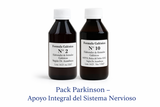 Pack Parkinson – Tratamiento Mensual de Apoyo Natural