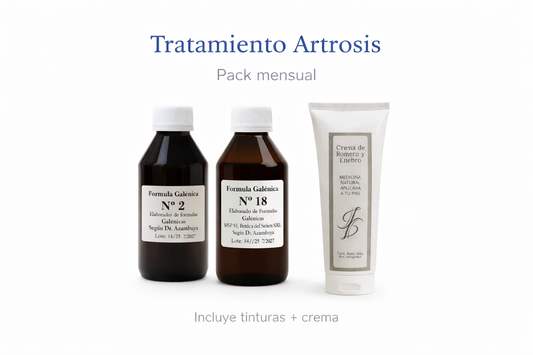 Pack Artrosis + crema romero – Pack mensual