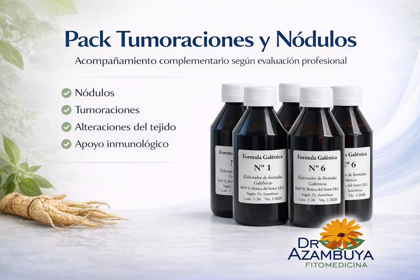Pack – Apoyo en procesos tumorales