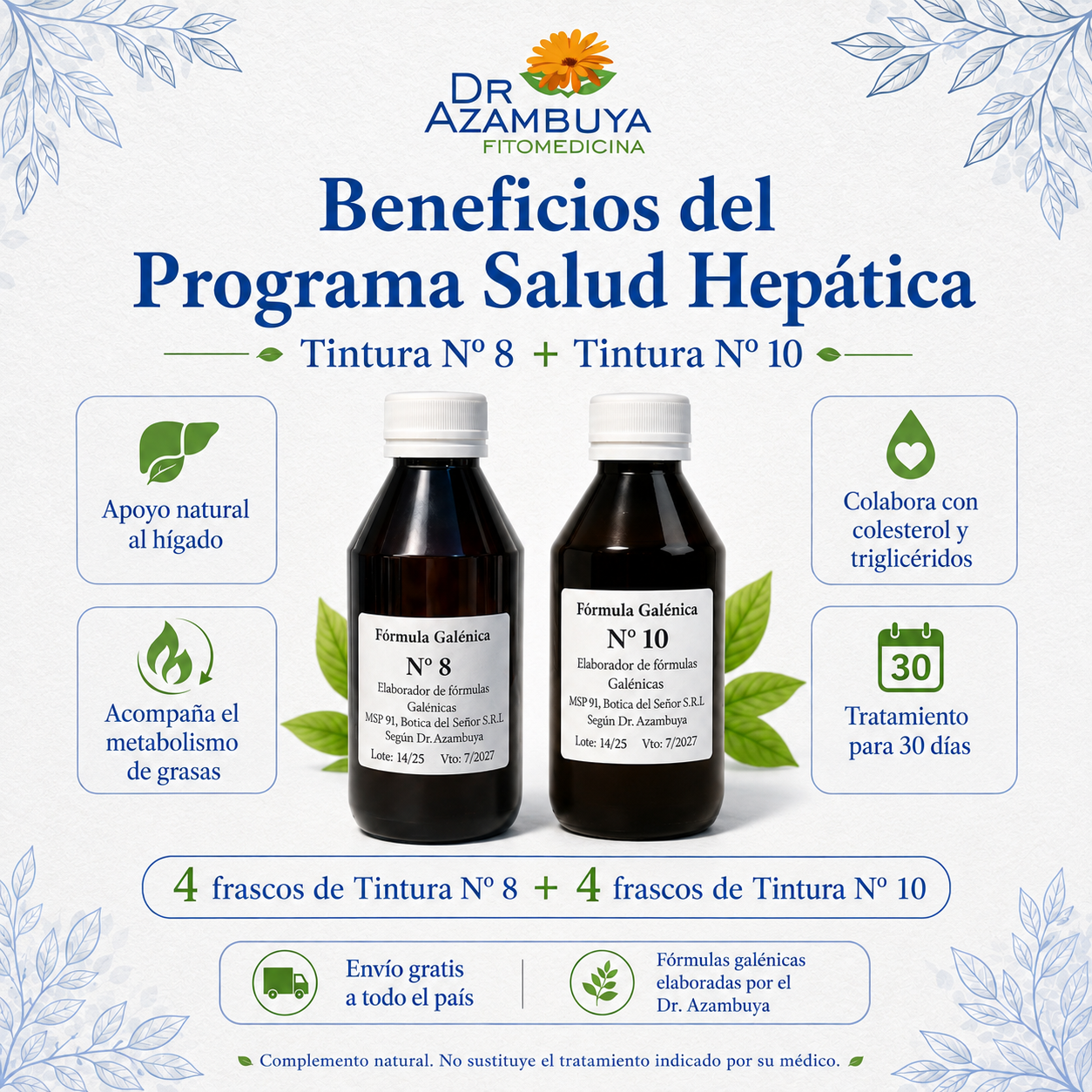 Programa Salud Hepática – Tratamiento 30 días