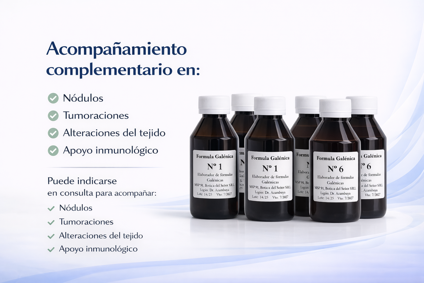 Pack – Apoyo en procesos tumorales