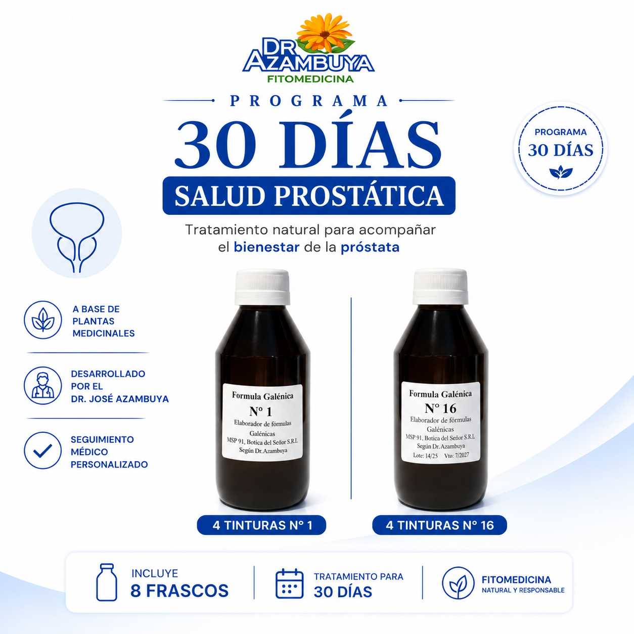 Programa 30 Días – Salud Prostática