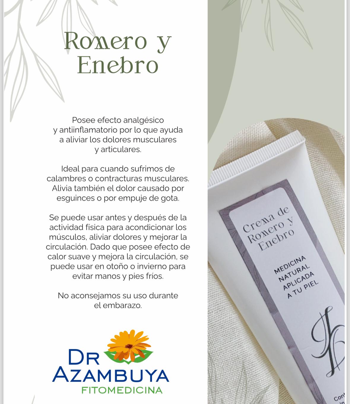 Crema de Romero y Enebro